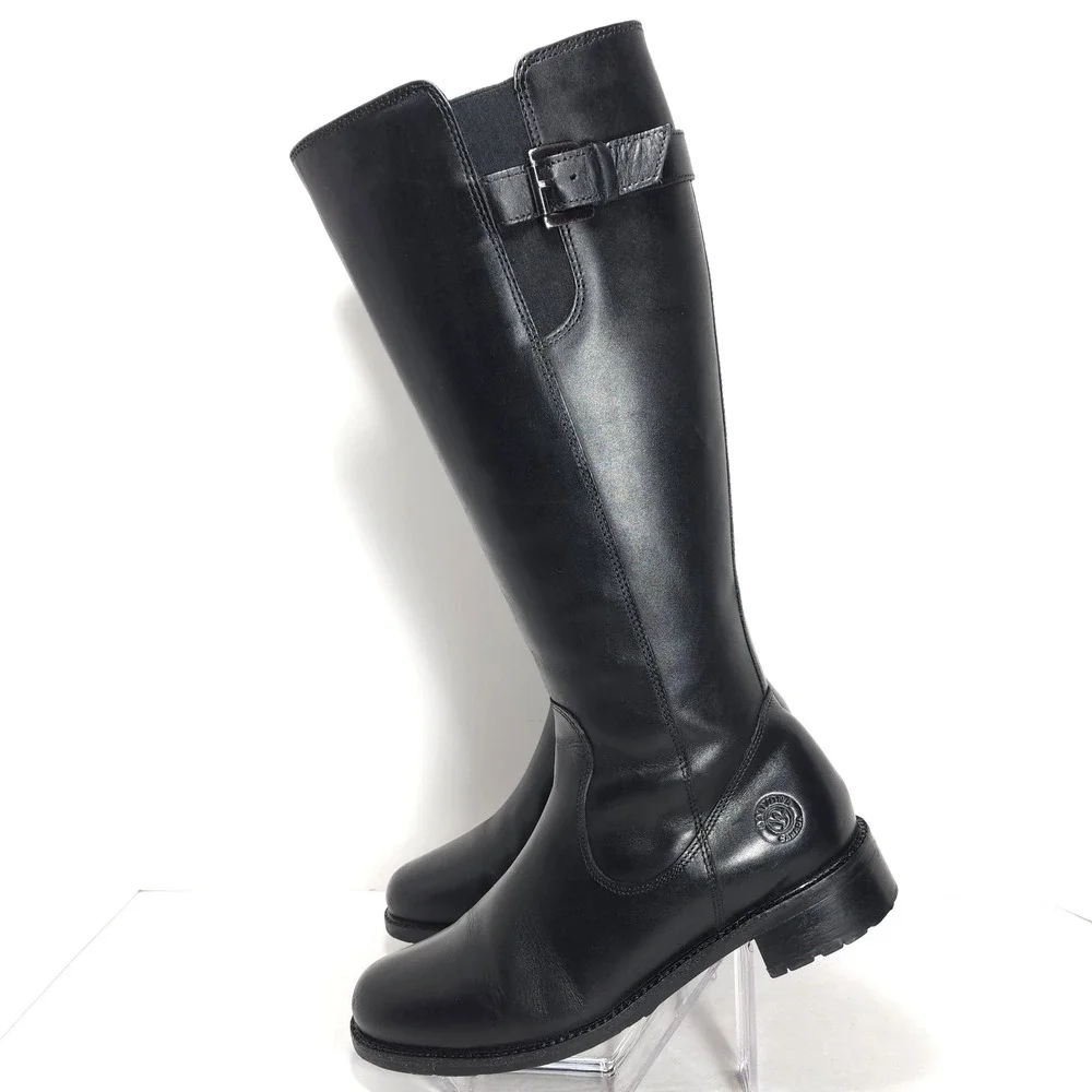 SANTANA CANADA Palomino Waterproof Leather Equestrian Riding Zip Boots Women's 8